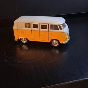 Vintage hippie van with stickers!